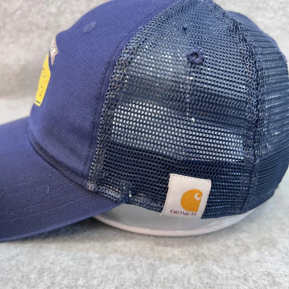 Bentonville Fresh Grass Mens Navy Carhartt Trucker Hat Snapback Mesh OSFM